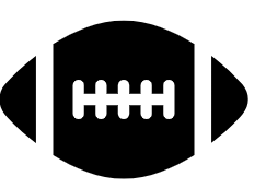 Close-up of a Wilson football on green grass in an outdoor sports setting, perfect for sports-themed visuals.