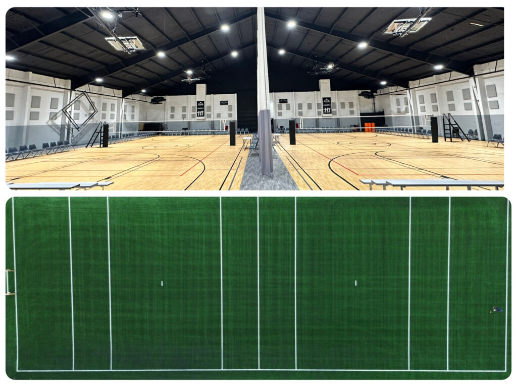 Indoor Courts and Outdoor Fields